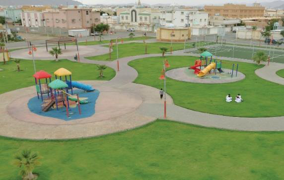 أعمال تنسيق حدائق ومسطحات