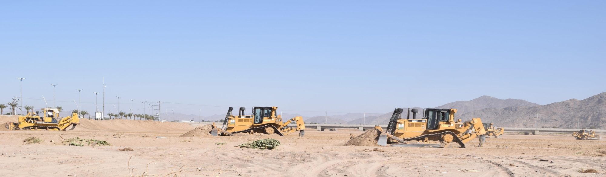 مجرى وادٍ بعد أعمال التطوير